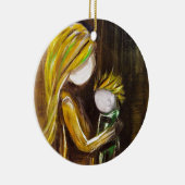 お母さん(息子)との時 セラミックオーナメント (右)