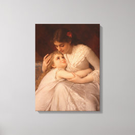 お母さん（愛娘とお母さん） キャンバスプリント
