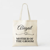 お母さん・新婦の母 ウェディングチーム トートバッグ (裏面)