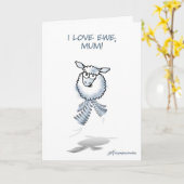 お母さん、日曜日、『大好き！ カード (黄色い花)