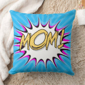 お母さん！漫画本ポップ・アートのポスター クッション (ブランケット)