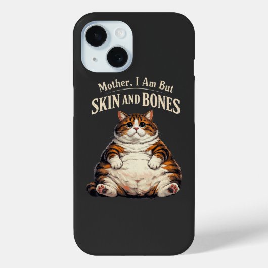 お母さん、私ったら骨と皮だけなの~~ふとっちょ猫がかわいい Case-Mate iPhoneケース (裏面)