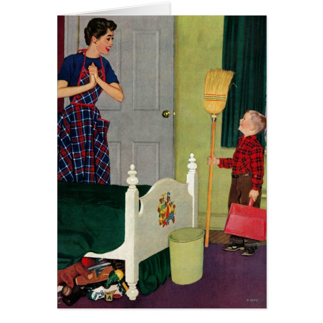 お母さん、私は私の部屋をきれいにしました! (正面)