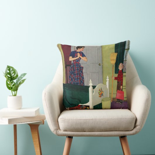 お母さん、私は私の部屋をきれいにしました! クッション (椅子)