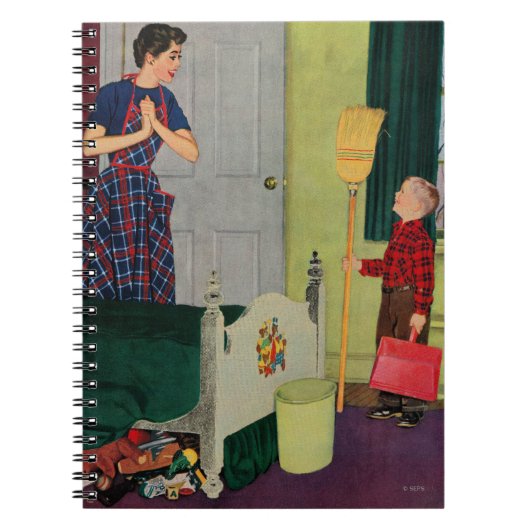お母さん、私は私の部屋をきれいにしました! ノートブック (正面)
