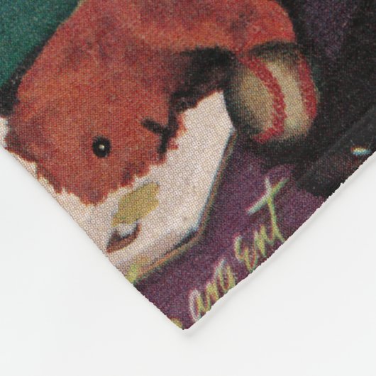 お母さん、私は私の部屋をきれいにしました! フリースブランケット (角)