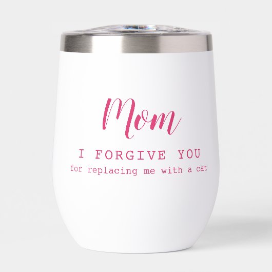 「お母さん、許してあげよう」かわいいおもしろい猫好き (正面)