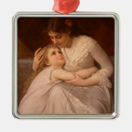 お母さん（謝り、後悔、許す） メタルオーナメント