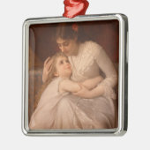 お母さん(謝り、後悔、許す) メタルオーナメント (左)