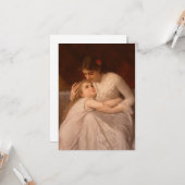 お母さん(謝罪と悔やみや弔慰) カード (正面/裏面インサイチュ)