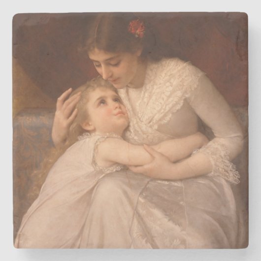 お母さん(謝罪と悔やみや弔慰) ストーンコースター (正面)