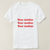 お母さん Tシャツ (デザイン正面)