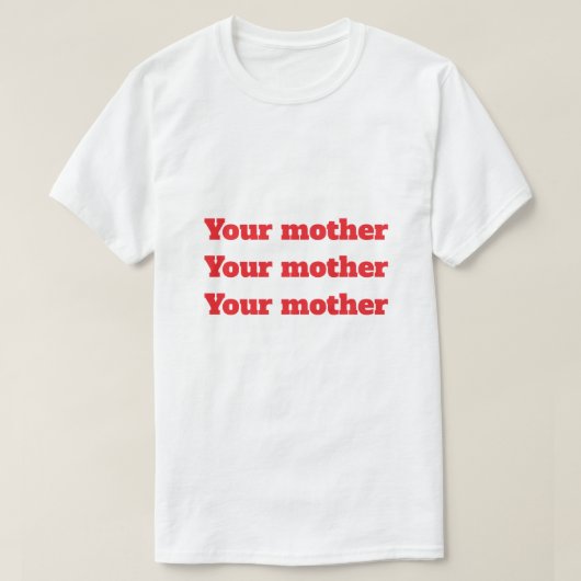 お母さん Tシャツ (デザイン正面)