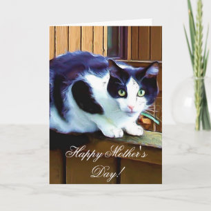 お母さんDay cat greeting card(日本語版) カード