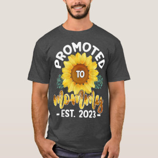 お母さんEST 2023 Tシャツに昇格可愛ひまわり Tシャツ