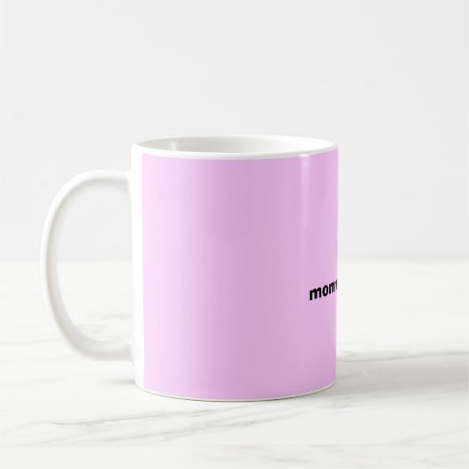お母さんI愛miranda、お母さんI愛を愛します コーヒーマグカップ (左)