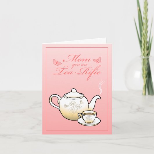 お母さんTea-Rific Mothers Day Card カード (正面)
