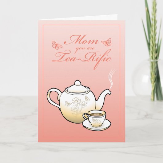お母さんTea-Rific Mothers Day Card カード (正面)