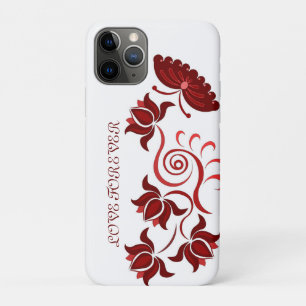 お母さカラフルん花のアートギフト iPhone 11 PROケース