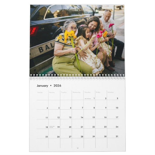 お母さパーソナライズされたんの写真カレンダーの贈り物 カレンダー (1月 2026)
