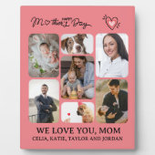 お母さパーソナライズされたん向けの木製写真プラーク フォトプラーク (正面)