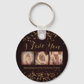 お母さパーソナライズされたん3フォトコラージギフト キーホルダー (正面)
