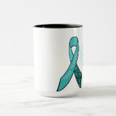 お母さ与えん、卵巣がんコーヒーマグ マグカップ (中央)