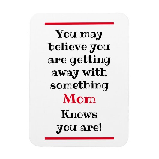 お母さ信じんは磁石を知おもしろいってる マグネット (縦)