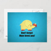 お母さ忘れんが好きじゃない！ ポストカード (正面/裏面)