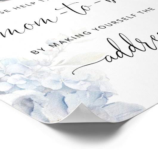 お母さ救済んが封筒に忙しアドレス ポスター (角)