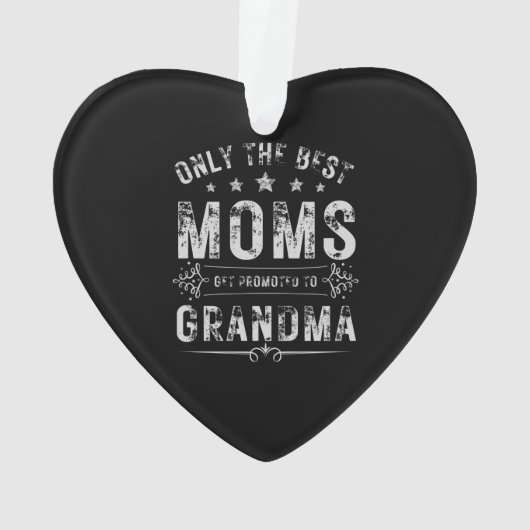 お母さ最高のんだけおばあちゃんに昇進する オーナメント (裏面)