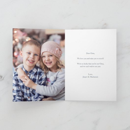 お母さ最高のんだけが大間に昇格 カード (内部)