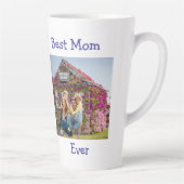 お母さ最高のんをパーソナライズ カフェラテマグ (右)