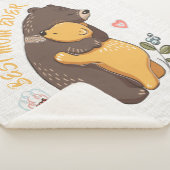 お母さ最高のんシェラパ毛布、母の日の贈り物 シェルパブランケット (3/4)