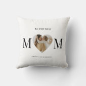 お母さ最高のん写真ハート枕へパーソナライズされた- クッション (裏面)