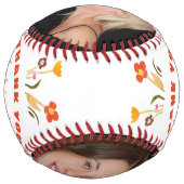 お母さ最高のん花母の日の写真 ソフトボール (裏面)