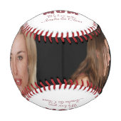 お母さ最高のん花母の日の写真 野球ボール (正面)