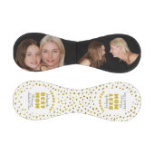 お母さ最高のん金ゴールドグリッター母の日写真 野球ボール (パネル)