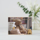 お母さ最高のん | ブルービーチソング™はがき ポストカード (スタンド正面)