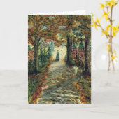 お母さ絵画ん カード (黄色い花)