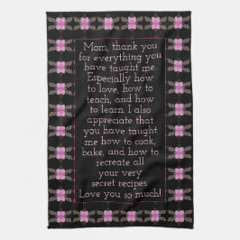 お母すごいさんへの甘い贈り物 キッチンタオル