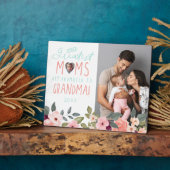 お母もっとも偉大さんがおばあちゃんのフローラ写真に昇進 フォトプラーク (側面)