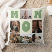 お母カスタムさん用のフォトピロー – ご家族を追加 クッション (ブランケット)