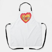 お母カラフルさんへのキュートな贈り物 | 母の日 エプロン (正面)