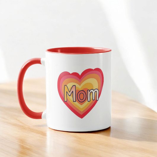 お母カラフルさんへのキュートな贈り物 | 母の日 マグカップ