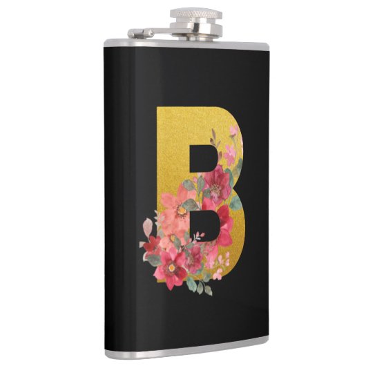 お母パーソナライズされたさんおばあちゃんのBモノグラムギフト フラスク (右)