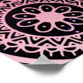 お母パーソナライズされたさんから娘にライオン ポスター (角)