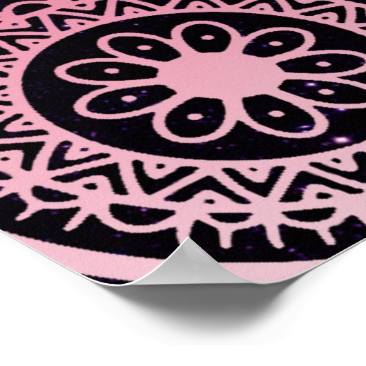 お母パーソナライズされたさんから娘にライオン ポスター (角)