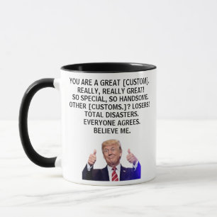 お母パーソナライズされたさんパパおじさん妹のためのトランプのマグ。 マグカップ