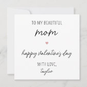 お母モダンさんのかわいいバレンタインデーのカード カード (正面)